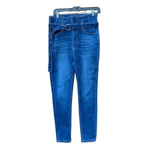 Denim Blvd Los Angeles women's apparel bag jeans Waist 16", inseam 26 1/…